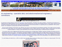 Tablet Screenshot of dcengineering.co.uk